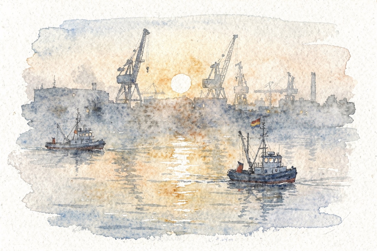 Aquarell-Skizze